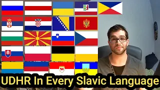 UDHR Article 1 in Every Slavic Language!