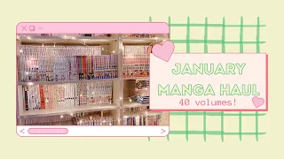 ✨MANGA HAUL 40+ VOLUMES✨ | January 2023