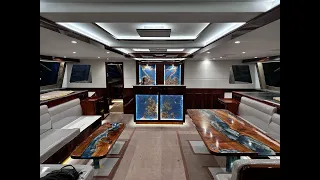 Sketch To Sea: HH Catamarans Superyacht 8801 Pre-Completion Interior Walkthrough