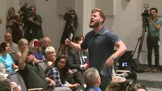 One removed during homeless forum in Austin
