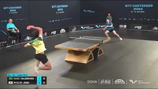 Hugo Calderano X Jang Woojin-WTT CONTENDER DOHA | FINAL