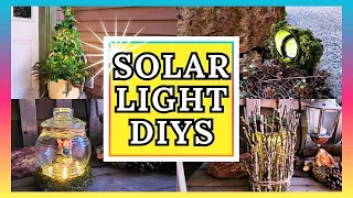 AMAZING Solar Light DIY Ideas For a Magical Outdoor Garden