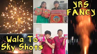 2022 Diwali Crackers Celebration | YRS Crackers Wala to Fancy Sky Shots | Fancy Sky Shots 2022