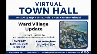 Virtual Town Hall - Kakaako Development Update with the HCDA and Howard Hughes
