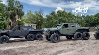 Four 6x6 Jeep's by SoFloJeeps