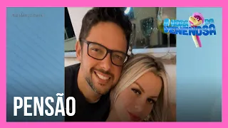 Ex-marido da atual namorada de Eduardo Costa cobra pensão dela