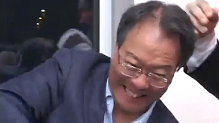 June 8, 2015- Yo-Yo Ma Cuts Ribbon for DePauw's Music on the Square