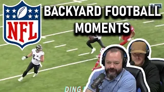 NFL "Backyard Football" Moments REACTION | OFFICE BLOKES REACT!!