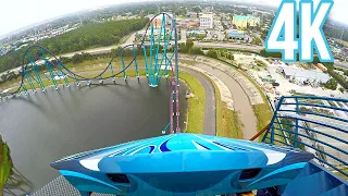 Mako SeaWorld Orlando Front Row POV 4K (Extreme) 2021