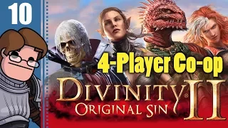 Let's Play Divinity: Original Sin 2 Four Player Co-op Part 10 - Arena of The One