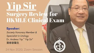 Yip Sir Surgery Review for the HKMLE Clinical Exam [Audio]