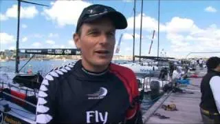 Audi Mecup  - Interview of Dean Barker, skipper of the TP 52 Emirates Team New Zealand