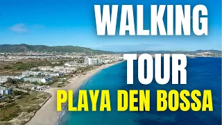 Ibiza Spain 4k Walking Tour Playa Den Bossa