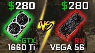 Best sub 300$ GPU of 2019! GTX 1660 Ti vs. RX Vega 56