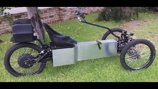 custom electric trike with pedal generator MKII. Two +  years later.....