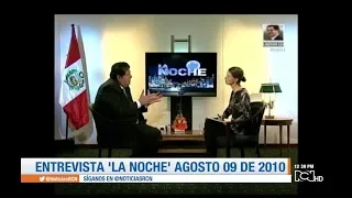 Última entrevista del expresidente Alan García en La Noche de NTN24