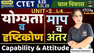 योग्यता और दृष्टिकोण के बीच अंतर | Difference between "capability" and "attitude