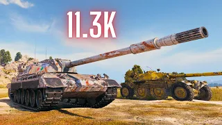 World of Tanks Carro 45 t 11.3K Damage & AMX 50 B 11K & Obj 252U 12 Kills
