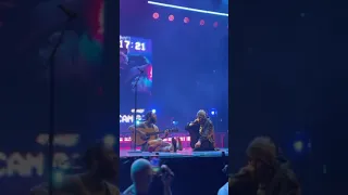 Laroi performing Bleed with Post Malone