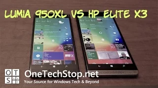 Lumia 950XL Vs HP Elite X3 Speed Comparison