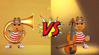 Trumpet Buddy vs Violent Violin Buddy | Kick The Buddy