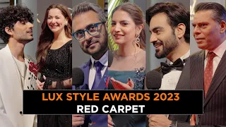 Lux Style Awards | LSA 2023 | Red Carpet | Hania Aamir | Kaifi Khalil | Dananeer | FUCHSIA Coverage