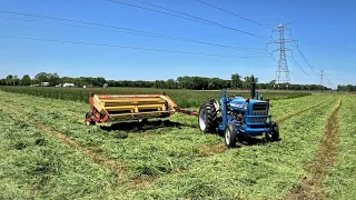 Mowing Hay the 1970's Way!