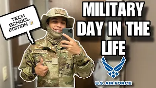 MILITARY DAY IN THE LIFE| TECH SCHOOL 📝& MORE