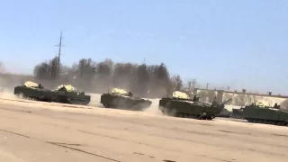 Russia Victory Day 2015 Army Parade Rehearsal