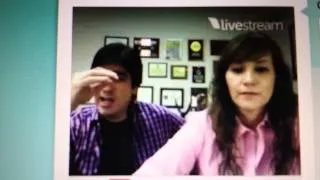 Dante Gebel y Liliana Gebel en Twitcam en vivo.