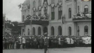 Киев  1911 г  Освящение памятника Александру II в присутствии императора Николая II 30 08 1911 г