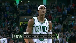 Rajon Rondo Full Triple-Double Highlights 2012.03.04 vs Knicks - 18 Pts, 17 Rebs, 20 Assists!!!