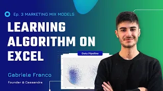 Ep. 3 - Marketing Mix Modeling: Learning Algorithm on EXCEL