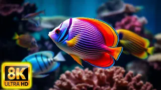 Colors Of The Ocean 8K ULTRA HD - The best sea animals for relaxing and soothing music #9