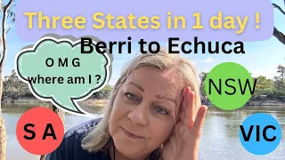 Berri SA to Echuca Vic. Via Wentworth NSW. Travel Solo camping and 4WD Australia