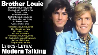 Modern Talking   Brother Louie (Lyrics Spanish-English) (Español-Inglés)