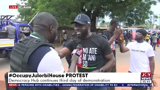 #OccupyJulorbiHouse Protest Day 3: Protesters block all the entry points to the capital