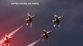 A preview of the Great Texas Airshow featuring the Thunderbirds