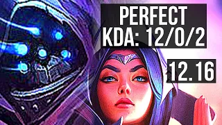 JAX vs IRELIA (TOP) | 10.4M mastery, 12/0/2, 10 solo kills, 2200+ games | KR Master | 12.16