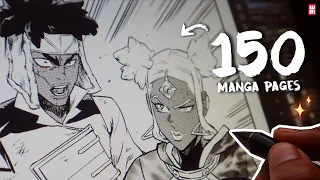 I Drew 150 Manga Pages in 100 Days...