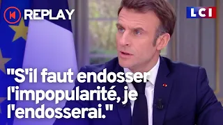 Emmanuel Macron s'explique face aux contestations sur la réforme des retraites