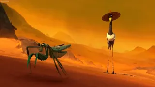 Kung Fu Panda 3 - Kai turns Mantis & Crane into jombies