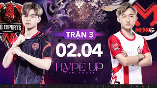 HQ ESPORTS vs MEMO GAME: CÁCH BIỆT HAI TÂN BINH - VÒNG 12 NGÀY 2/4 | ĐTDV MÙA XUÂN 2022