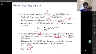 Computation of irreducible characters, II (6/3)