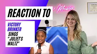 Voice Teacher Reacts to Golden Buzzer: 9-Year-Old Victory Brinker Makes AGT HISTORY! - 2021