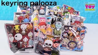 Figural Keyring Palooza Disney Cats Teen Titans Marvel Blind Bag Opening | PSToyReviews