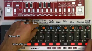 Worlde EasyControl 9 MIDI controller trance live performance demo #2