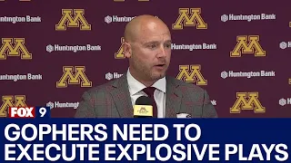 P.J. Fleck says Gophers need to execute explosive plays