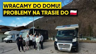 POWRÓT DO DOMU TRASA WŁOCHY - POLSKA, STARLINK, UPIERDLIWA CHŁODNIA I GOTOWANIE W PLENERZE