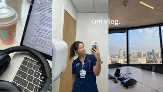 productive uni vlog: nursing classes, october scaries, night routine 📎